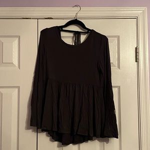dark gray blouse from american eagle